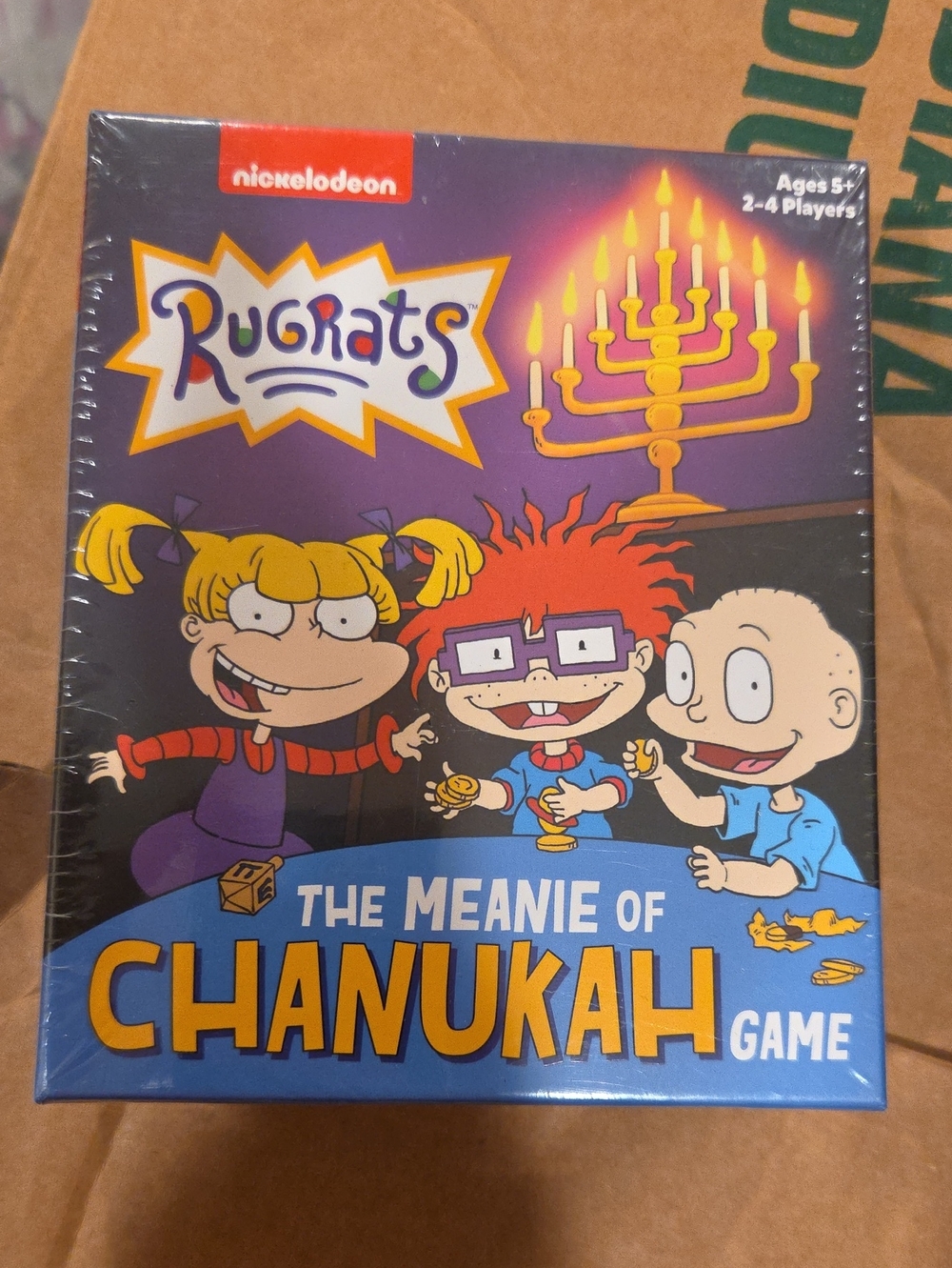 Nickelodeon Rugrats The Meanie of Chanukah Game - Purple & Blue